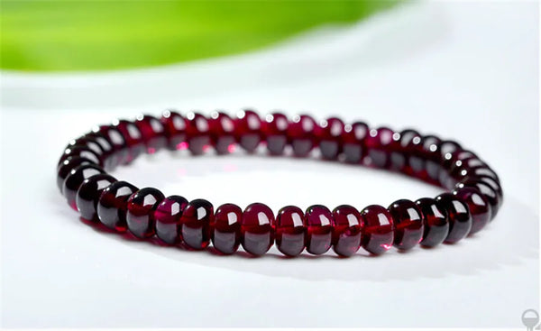 Garnet Abacus Bracelet